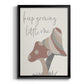 Keep Growing - Modern Framed Canvas Print