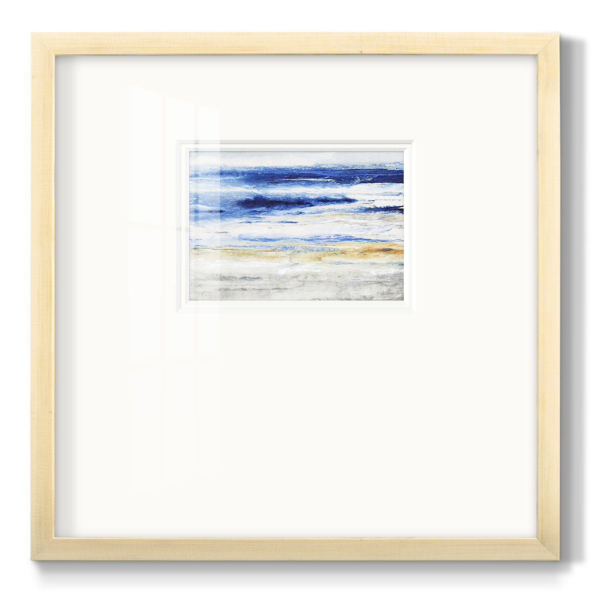 Choppy Seas I Premium Framed Print Double Matboard