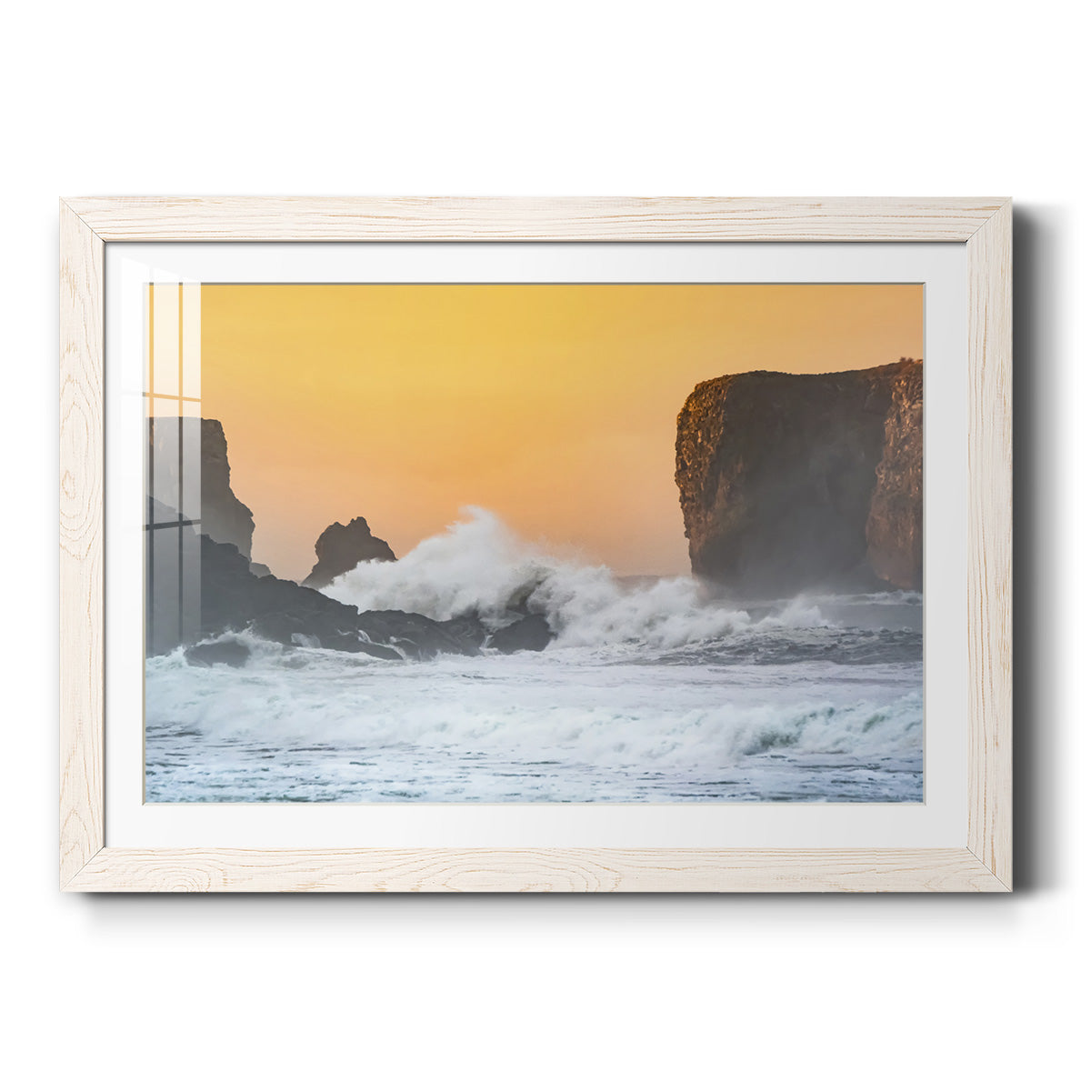 Spray - Barnwood Framed Art Print