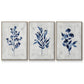 Wild Indigo I - Floater Framed Canvas Set