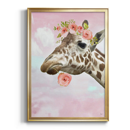 Floral Fun II - Modern Framed Canvas Print