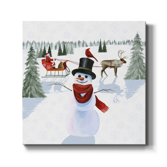 Santa's Snowmen II-Premium Gallery Wrapped Canvas - Ready to Hang