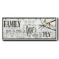 Family Gives Us - Floater Framed Canvas Print