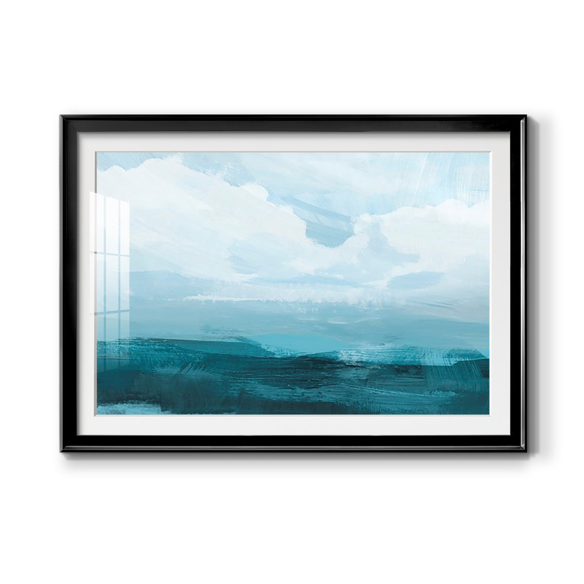 Azure Rising III Premium Framed Print - Ready to Hang