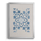 Monochrome Terra Mesa Tile I - Modern Framed Canvas Print