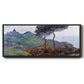 The Church at Varengaville, Grey Weather, 1882 - Floater Framed Canvas Print