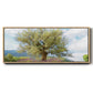 Olive Tree and Lavender - Floater Framed Canvas Print