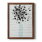 Bouquet of Black & White - Premium Canvas Framed in Barnwood - Ready to Hang