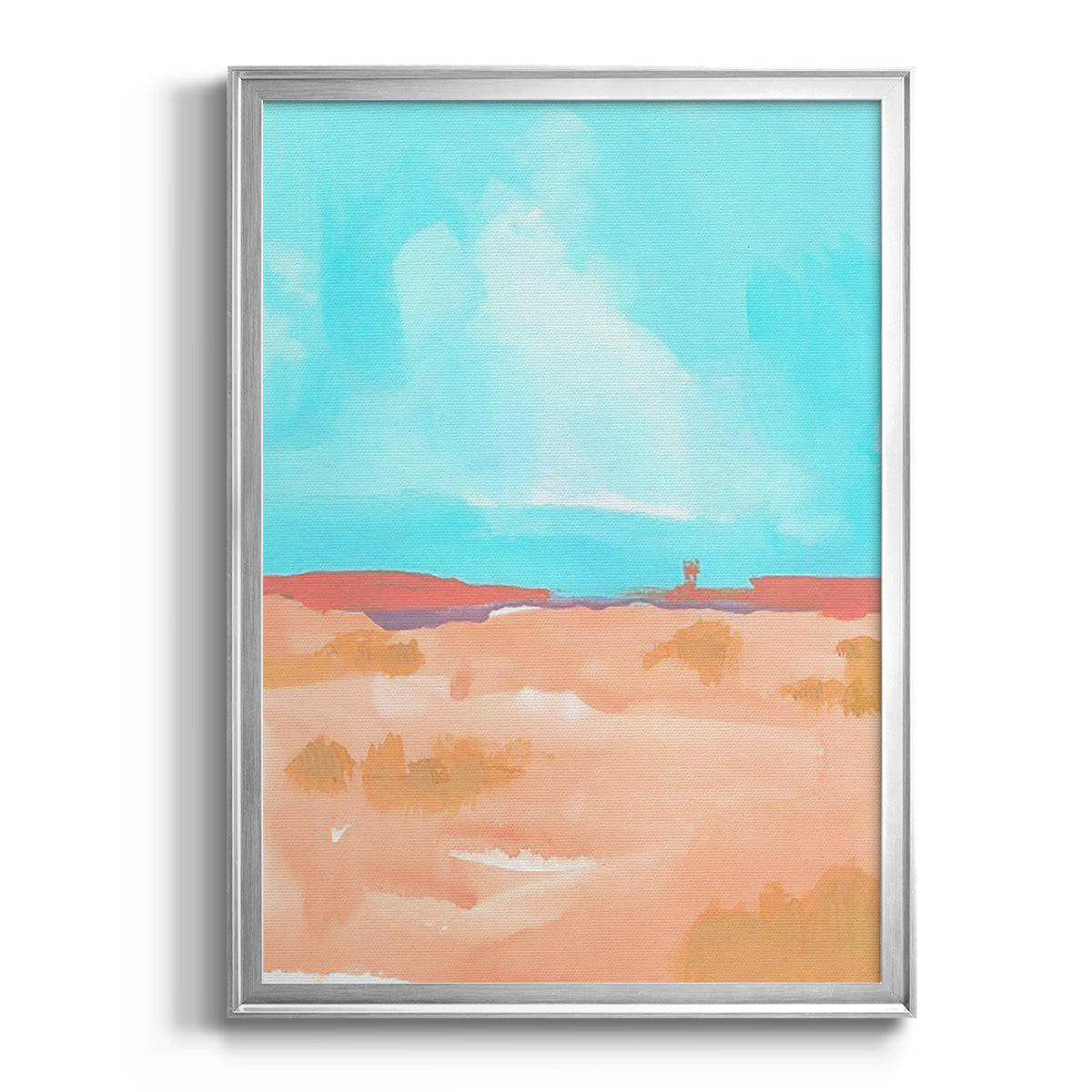 Wide Open Spaces II - Modern Framed Canvas Print