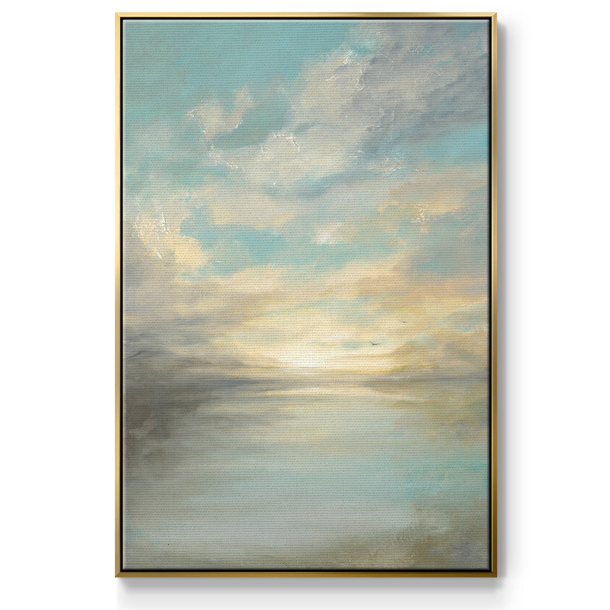 Morning Glory - Floater Framed Canvas Print