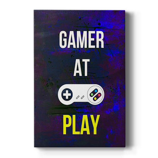 Gamer at Play VI - Canvas Art Print