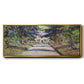 Pathway in Monet's Garden at Giverny, 1900 - Floater Framed Canvas Print