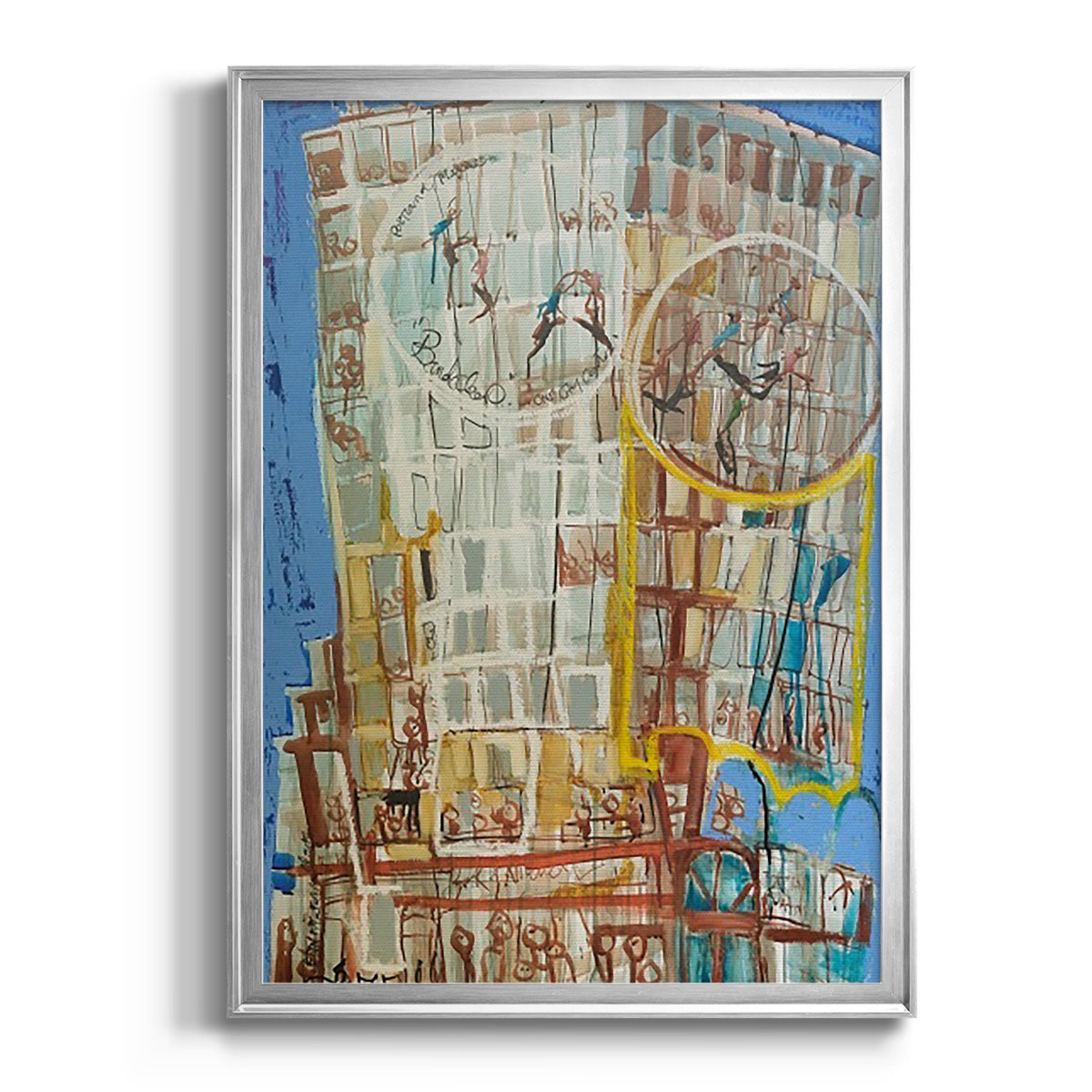 Bandaloo I - Modern Framed Canvas Print