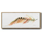 Tail Feather IV - Floater Framed Canvas Print