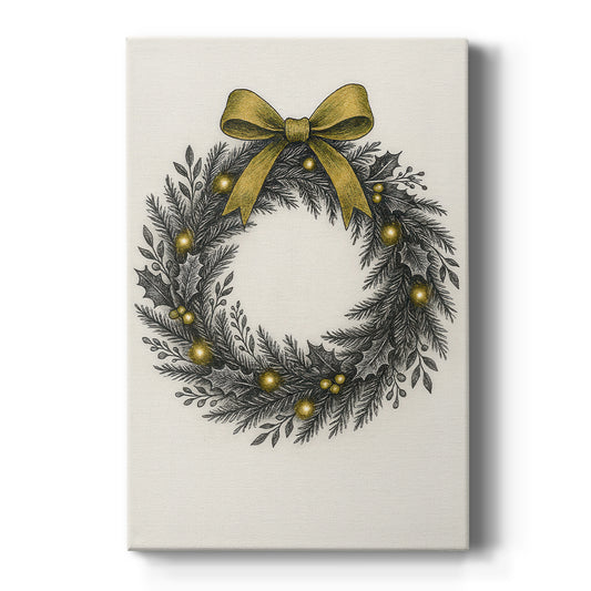 Village of Snowwhite Whisper - Canvas Art Print