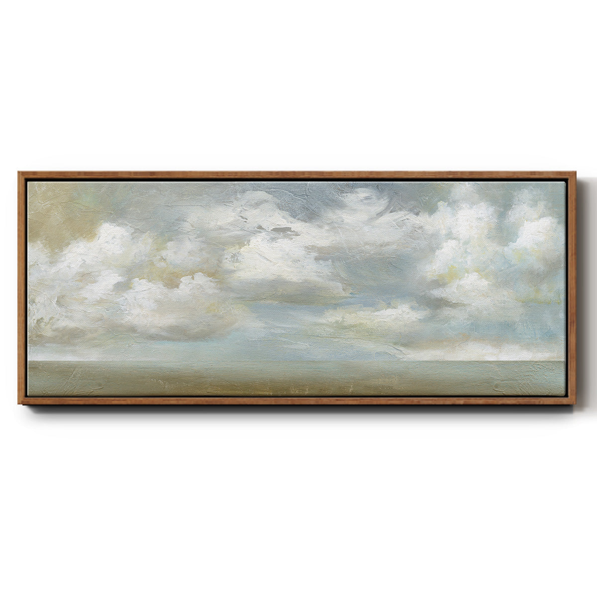 Cloudscape Vista III - Floater Framed Canvas Print