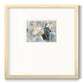 Vessels and Blooms Blues - Double Matboard Framed Print
