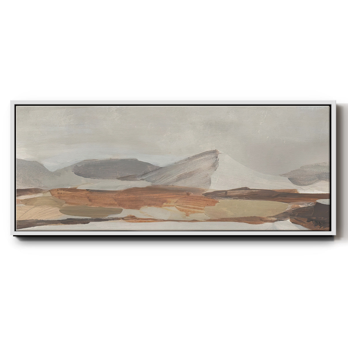 Dusky Mountain II - Floater Framed Canvas Print