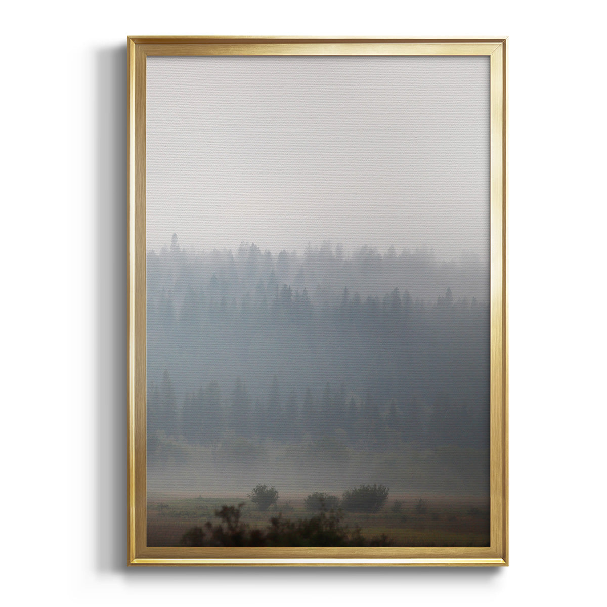 Morning Glow I - Modern Framed Canvas Print