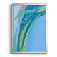 Circulating Flow III - Modern Framed Canvas Print