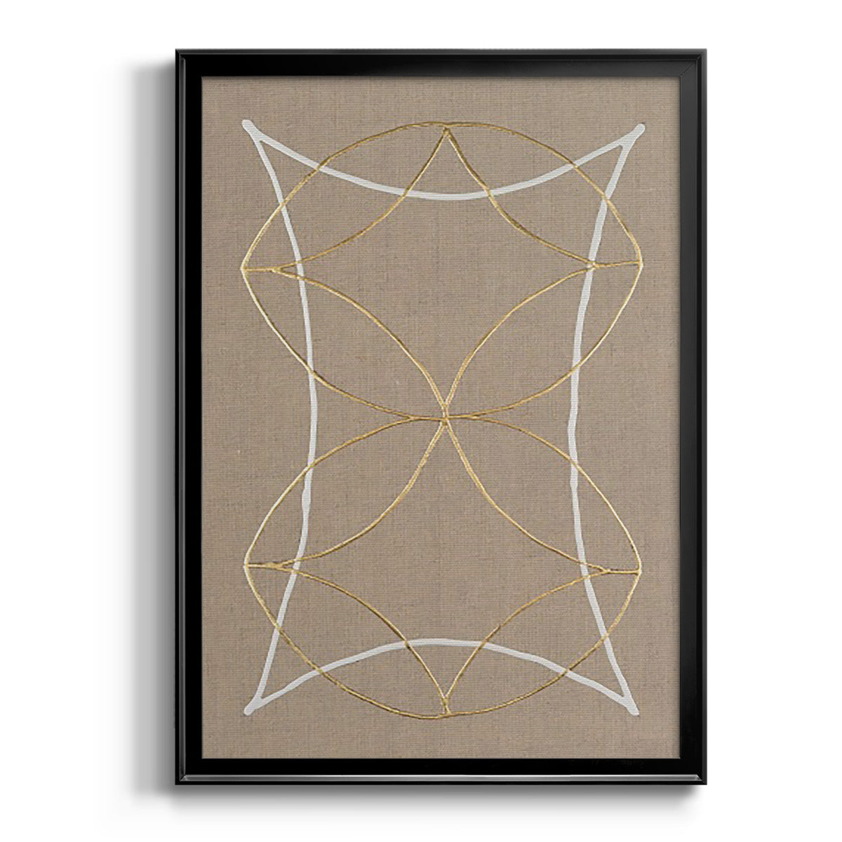 Hyperbola I - Modern Framed Canvas Print