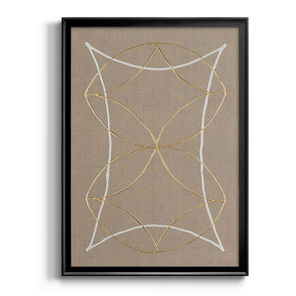 Hyperbola I - Modern Framed Canvas Print
