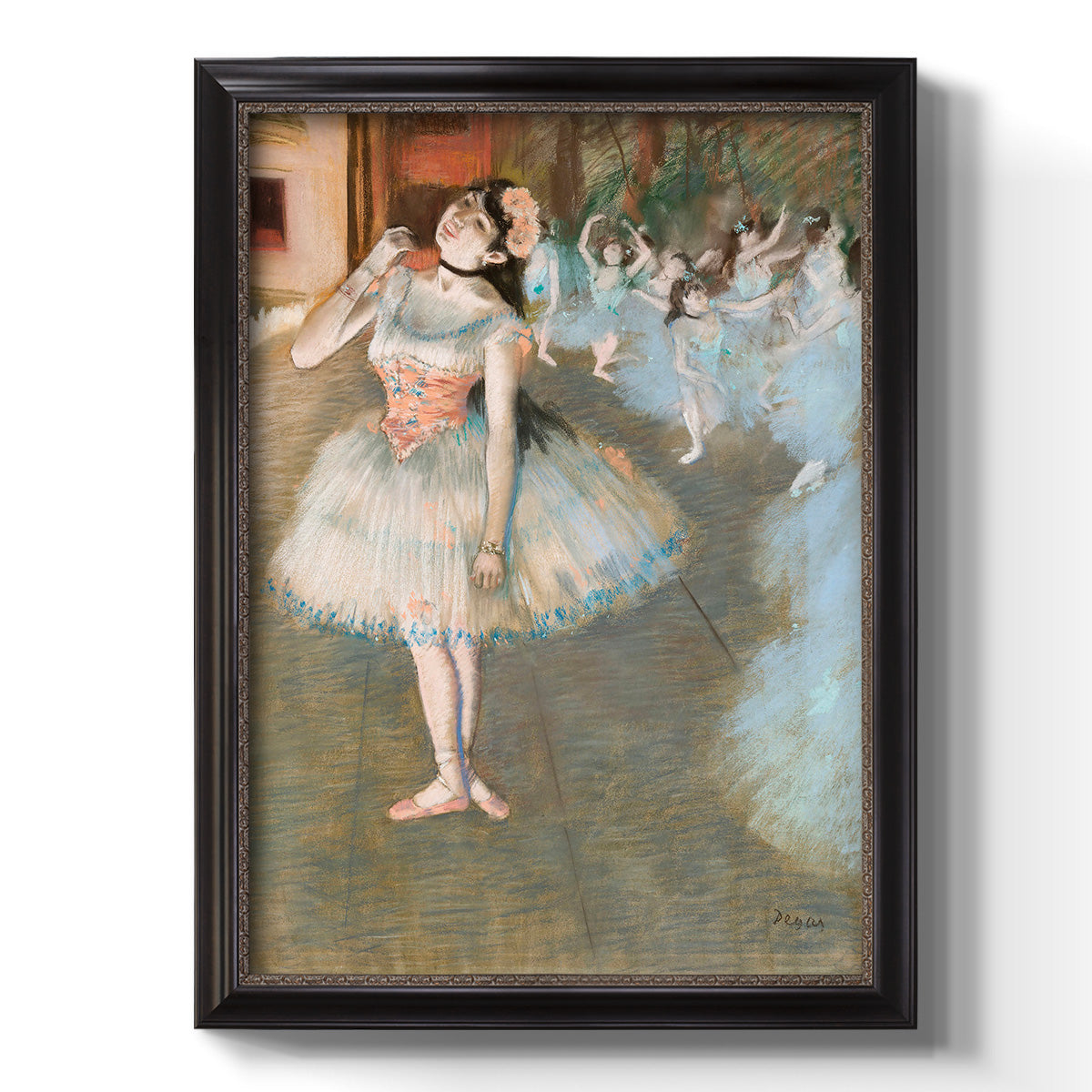 The Star - Ornate Framed Canvas Print