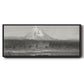 Mount Hood from the Columbia - Floater Framed Canvas Print