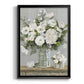 Cottage Whites - Modern Framed Canvas Print