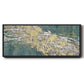 Mistral VI in Sea Green - Floater Framed Canvas Print