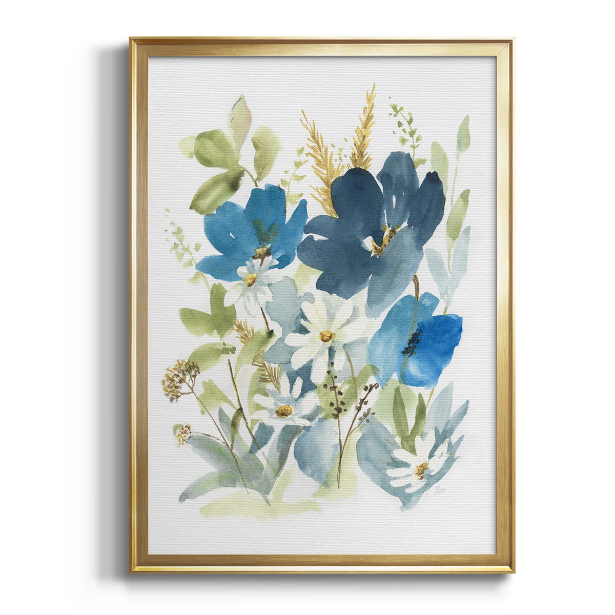 Wild Medley II - Modern Framed Canvas Print