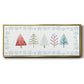Christmas Tree Whimsy Collection C - Floater Framed Canvas Print