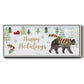 Woodland Christmas Collection D - Floater Framed Canvas Print