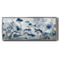 Inky Indigo - Floater Framed Canvas Print