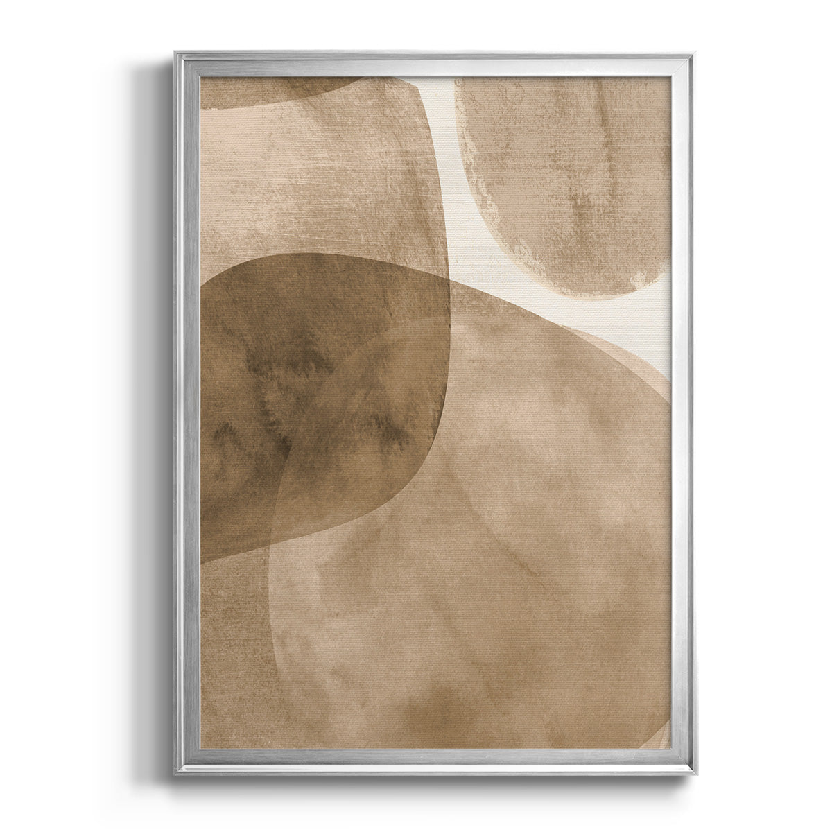 Neutral Object II - Modern Framed Canvas Print