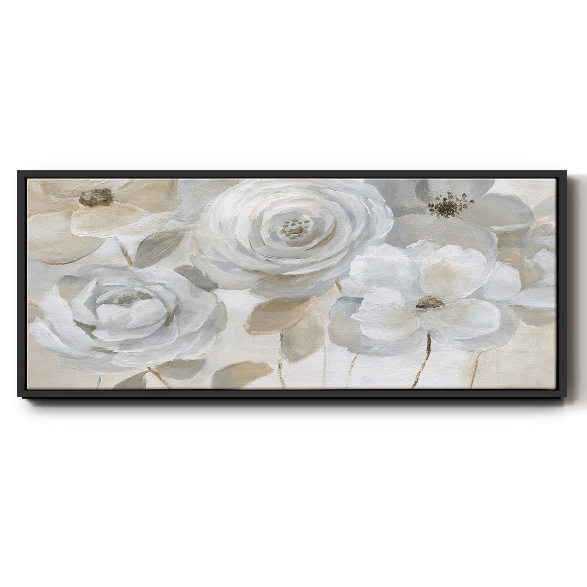 Chorus Line - Floater Framed Canvas Print