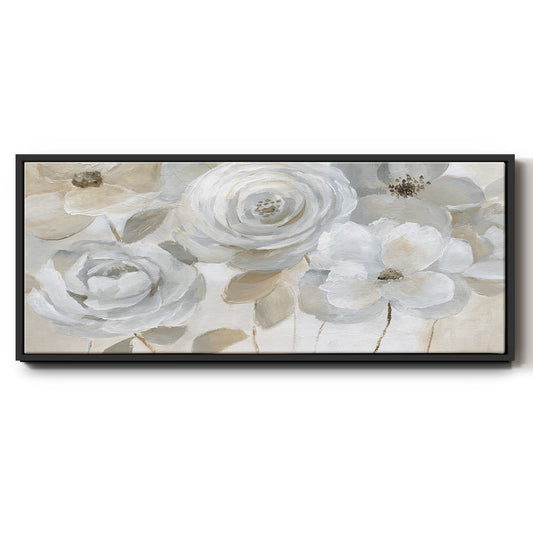 Chorus Line - Floater Framed Canvas Print