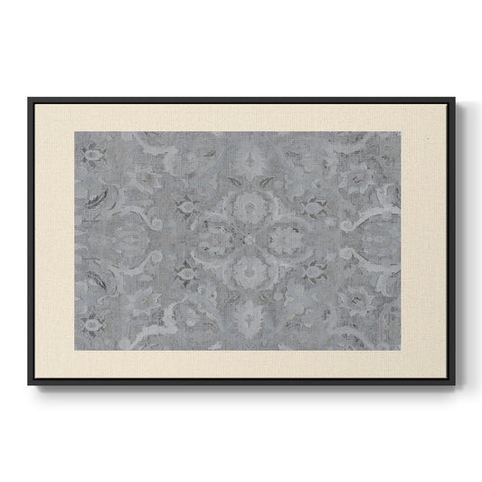 Vintage Abstract Print - Floater Framed Canvas Print