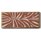 Terra Cotta Block Palms III - Floater Framed Canvas Print
