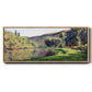 The Seine at Jeufosse, 1884 - Floater Framed Canvas Print