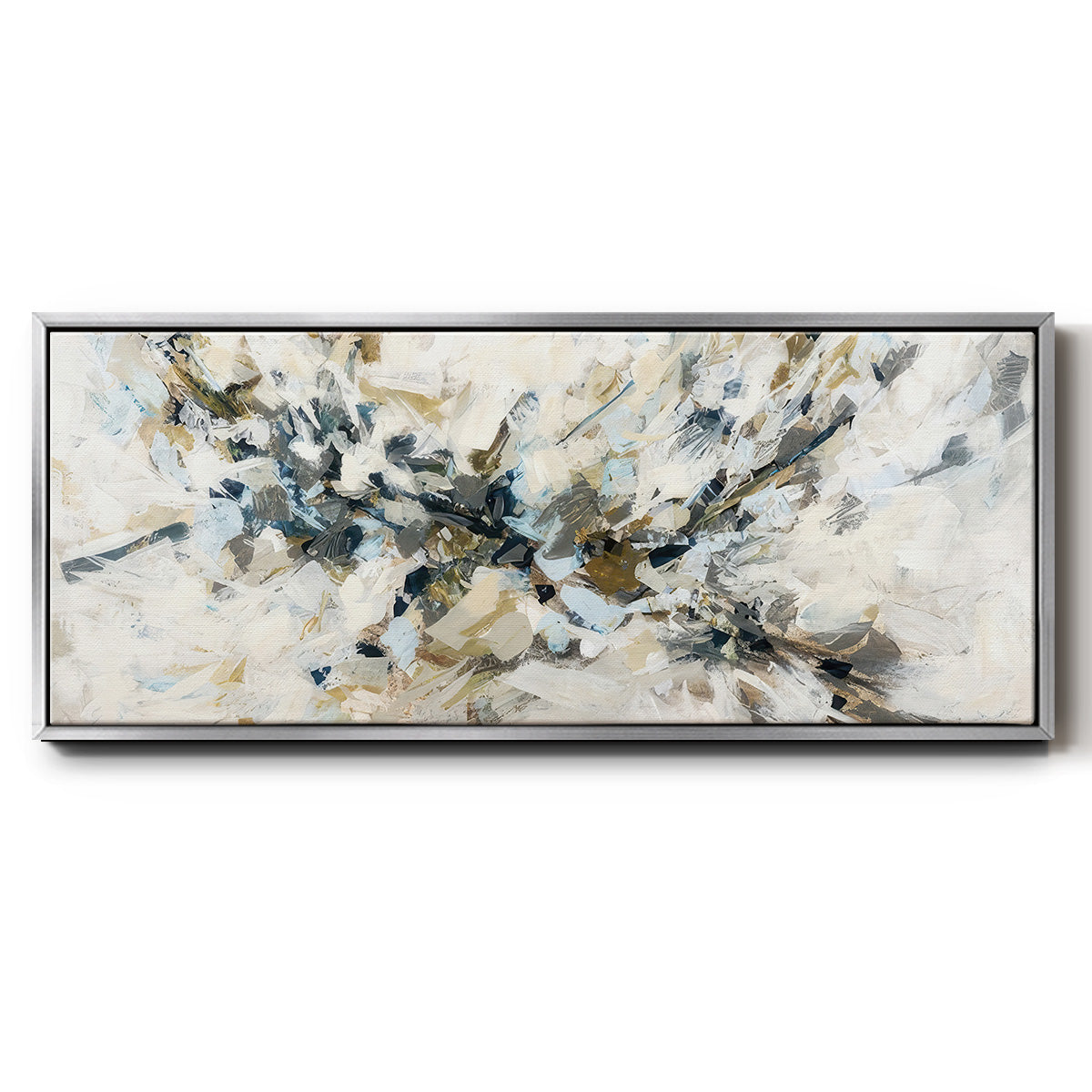 Rising Falcon - Floater Framed Canvas Print