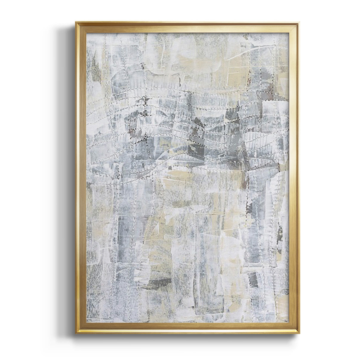 Ghost Town II - Modern Framed Canvas Print