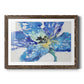 Fleur Bleue II - Barnwood Framed Art Print