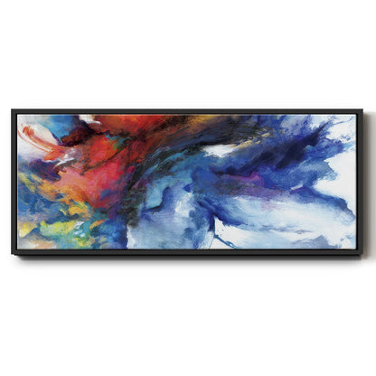 Color Burst  - Floater Framed Canvas Print