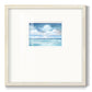 Caribbean Clouds Premium Framed Print Double Matboard