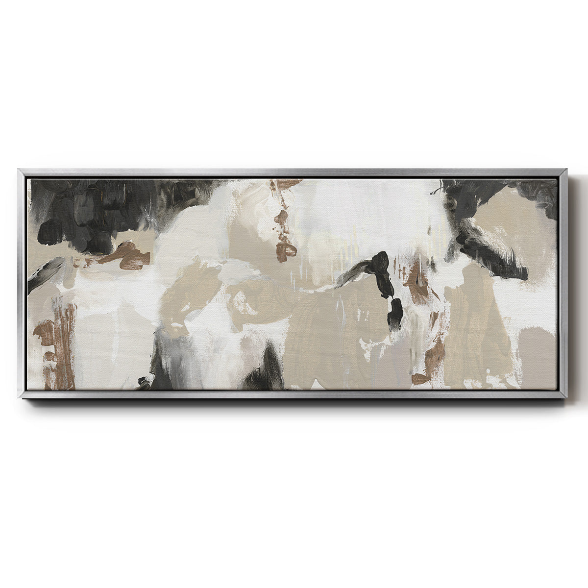 Sandy Summer - Floater Framed Canvas Print