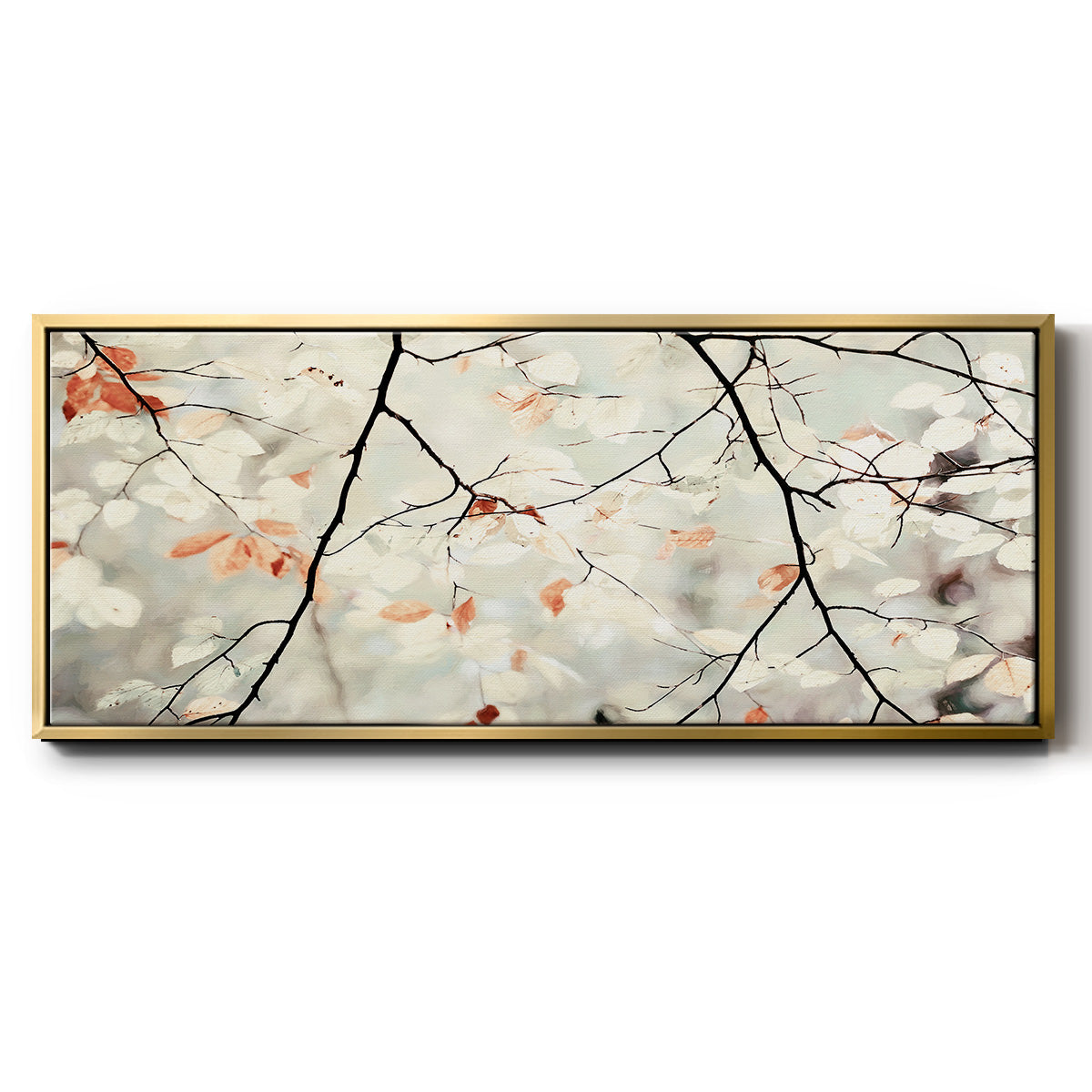 Simplicity - Floater Framed Canvas Print