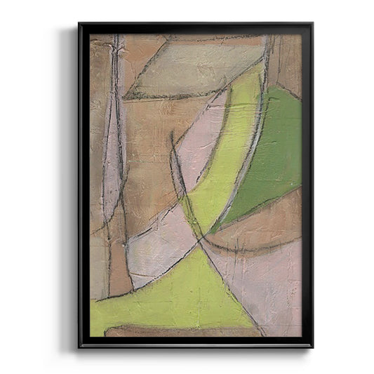 Many Layers II - Modern Framed Canvas Print