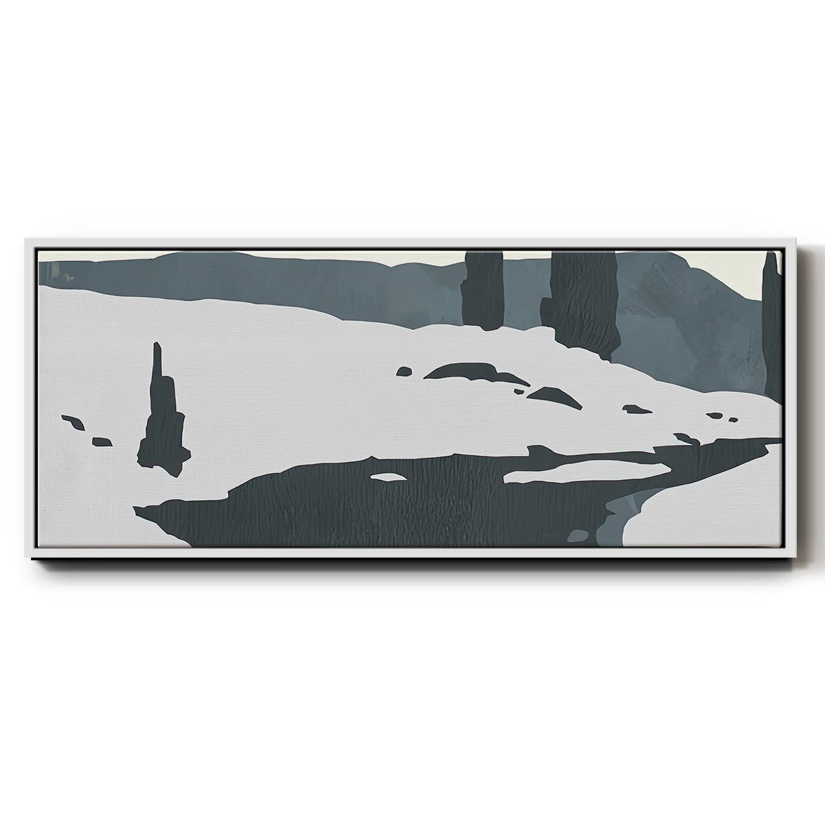 Cutter Island II - Floater Framed Canvas Print