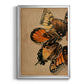 Winged Wreath II - Modern Framed Canvas Print